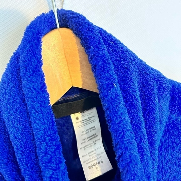 Patagonia Zip Up Re-Tool Jacket Womens Small Plush Pile Blue Snap T Fleece - Picture 3 of 5